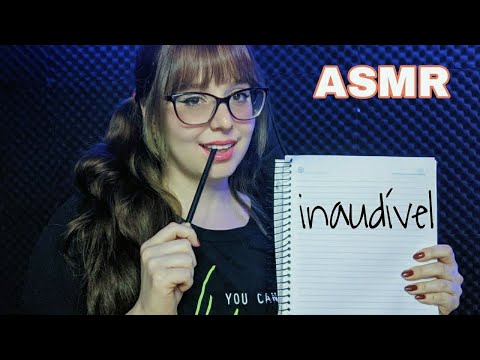 ASMR | TE ENSINANDO LINGUAGEM INVENTADA
