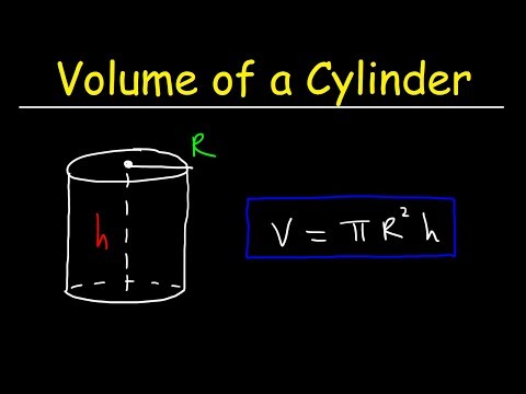 Video: Care este volumul cilindrului gol?