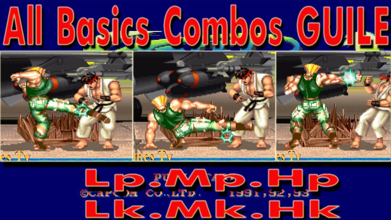 Combos Guile VOL.02 sf2 Street Fighter II Champion Edition. Combos guile  100% death By (me). HD 2022 