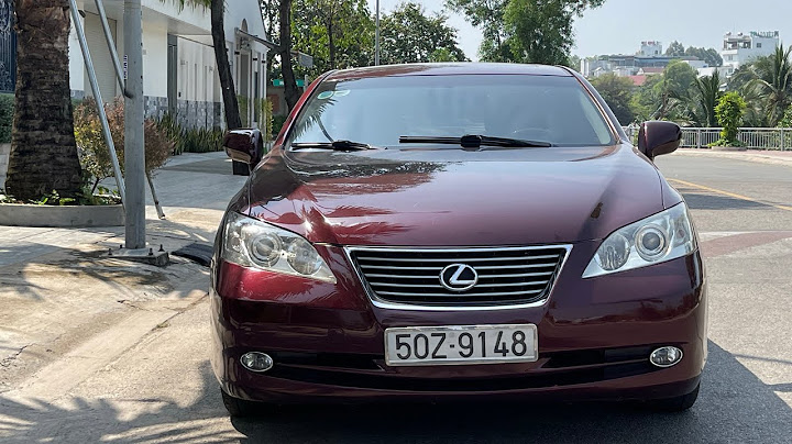 Đánh giá lexus es 350 đời 2008 năm 2024