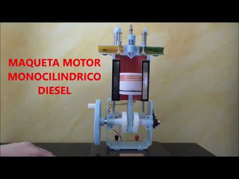 CEFOCO AE - 📸 Maqueta: Motor diesel Con esta maqueta le