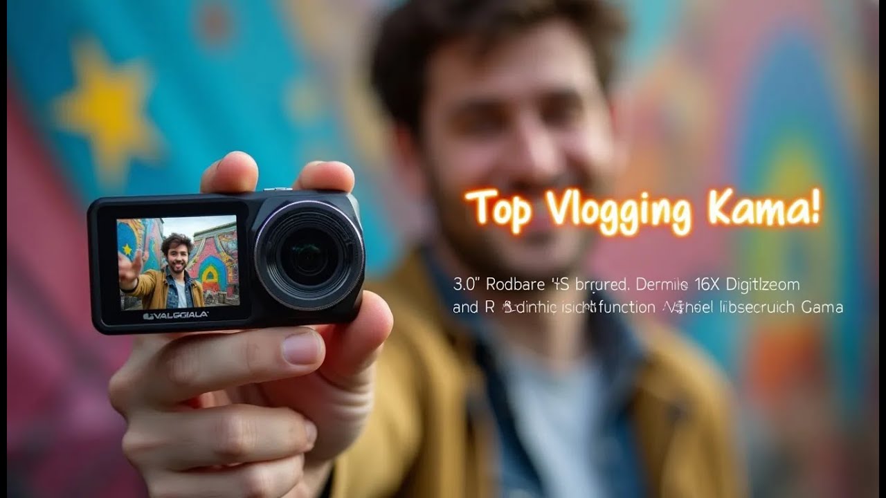 VAHOIALD FHD Video Camera Camcorder 1080P 36MP 30FPS Vogging Camera for YouTube 3.0 Inch Rotatable IPS Screen, 16 x Digital Zoom, IR Night Vision, Digital Camera with Remote Control and 2 VAHOIALD FHD Video Camera Camcorder 1080P 36MP 30FPS Vogging Camera for YouTube 3.0 Inch Rotatable IPS Screen, 16 x Digital Zoom, IR Night Vision, Digital Camera with Remote Control and 2