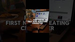 Find the First Non-Repeating Character in a String | JavaScript Solution