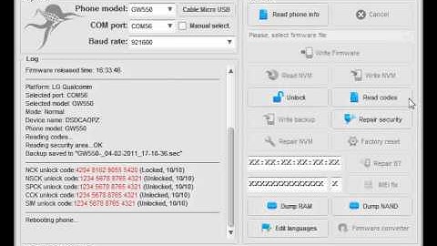 GW550 read codes and direct unlock by Octopus box