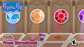 Visit the Beautiful Buildings in Barcelona and more! | Play Peppa Pig: World Adventures Video Game!