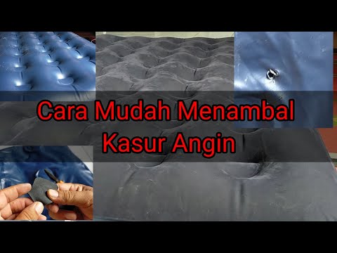 Cara Menambal Kasur Angin