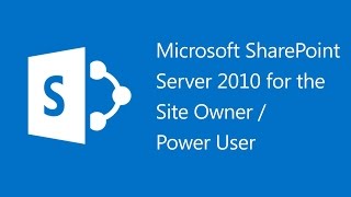 Microsoft SharePoint Server 2010 for the Site Owner/Power User - 50470