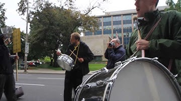 Enbridge line 9 pipeline police protest