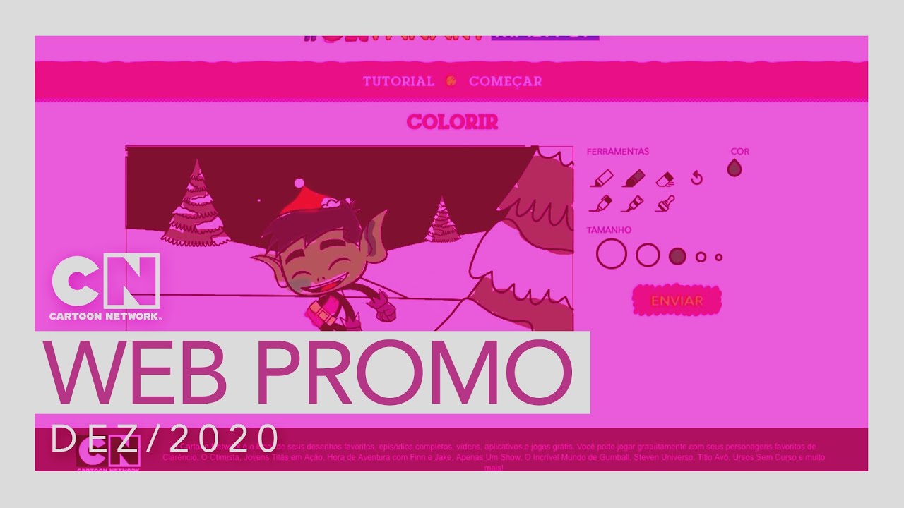 Cartoon Network Brasil: WEB PROMO - Os Jovens Titãs em Ação