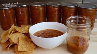 Canning Restaurant Style Salsa  Smooth Salsa Recipe & Full Canning Process