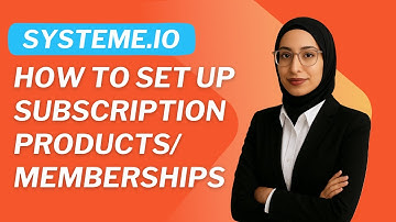 How To Set Up Subscription Products Fast [Systeme.io Tutorial]