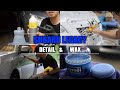 水垢のこびりついたレガシーを下地処理からザイモールワックス施工しました！Koch-Chemie Gsfレビュー！タイヤブラシ比較！