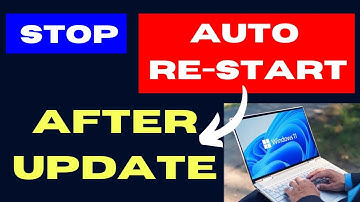 Stop Windows PC from auto restart after windows update