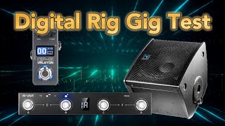 Valeton GP5 en M-VAVE Chocolate LIVE GIG TEST met PA-luidspreker