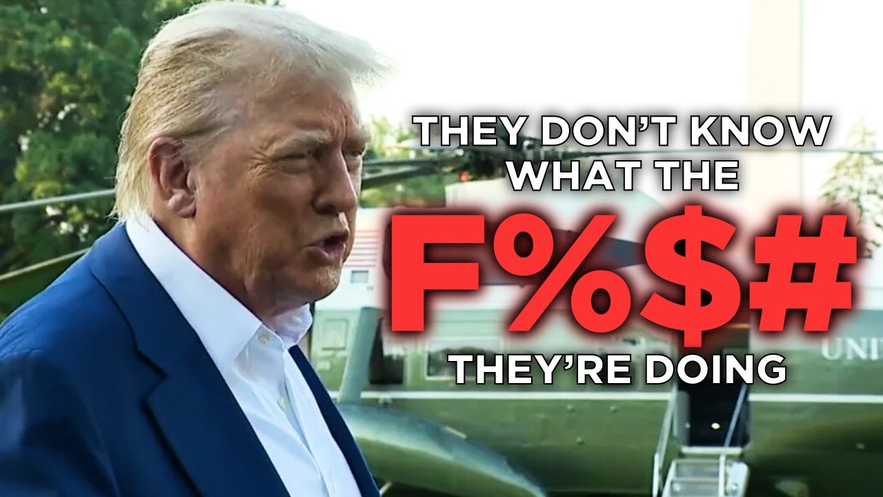 TRUMP CRASHES OUT IN FRONT OF REPORTERS