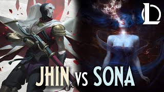 Jhin Vs Sona - Voice Lines League Of Legends