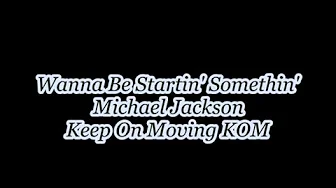 Wanna Be Startin' Somethin' | Michael Jackson | Water Aerobics | Dance Fitness | Keep On Moving KOM