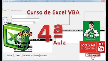 Curso de Excel VBA | criando Multipage - inserindo pages - botoes de Cadastrar - excluir - atualizar