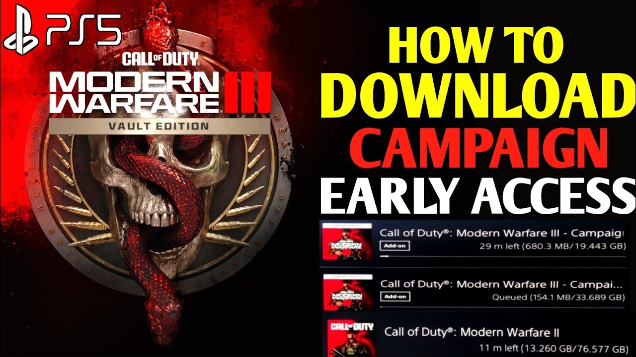 MW3 Campaign Early Access Download, Start Times & Gameplay - DETONATED