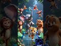 jangal me barish ho rahi he #viral #ai #cute #cartoon #animals