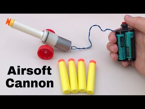 How to Make a Cannon - DIY Amazing Nerf Gun - Mini Airsoft Cannon