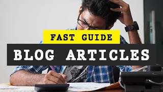 Fast Guide to AMAZING Blog Articles