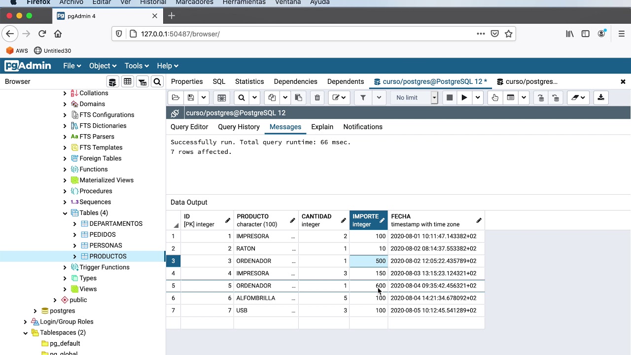 Agrupando datos con SQL GROUP BY en PostgreSQL - YouTube