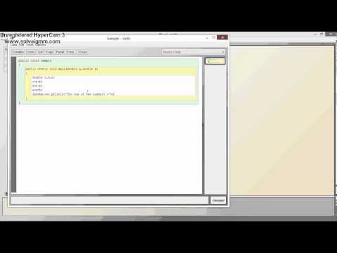 How to create a simple program in bluej that calculates sum,difference and product.