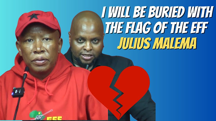 Floyd Shivambu Quits EFF | I Will Be Buried With The Flag Of The EFF | Julius Malema