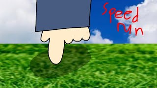 touching grass speed run (new world record)