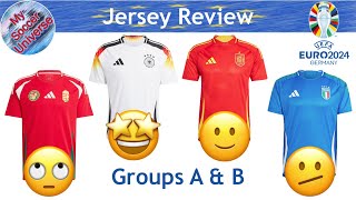 EURO 2024 Jersey Review I: Groups A & B