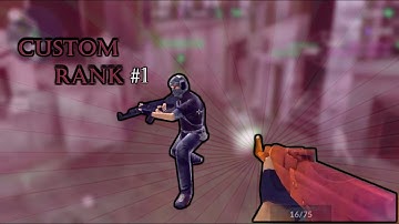 Critical Ops|Custom Rank #1 With My Friends