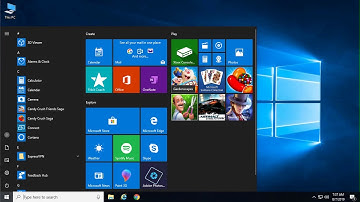 Start Menu and Task Bar