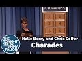 Charades with Halle Berry and Chris Colfer - Part 1