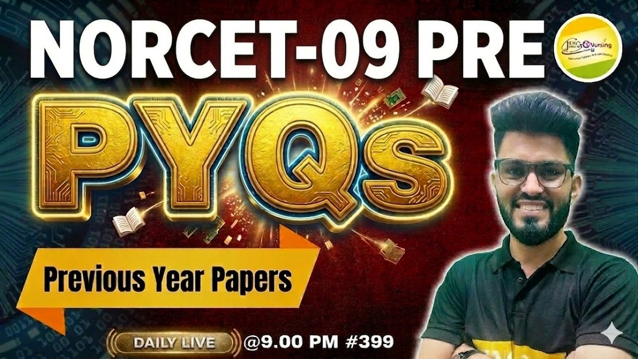 PYQs Previous Year Papers  NORCET-10 | RML | KGMU | SGPGIMS | RRB | ALL CHO  #Ravi Sir #399
