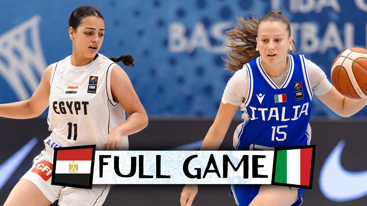 Group Phase | Egypt v Italy | Full Basketball Game | FIBA U17 Women's Basketball World Cup 2026