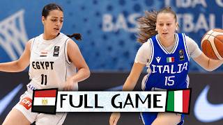 Group Phase | Egypt v Italy | Full Basketball Game | FIBA U17 Women's Basketball World Cup 2026 screenshot 1