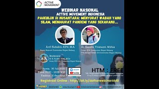 webinar Active Movement Indonesia &quot;Pagebluk di Nusantara&quot;