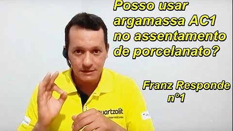 Pode colocar porcelanato com argamassa normal?