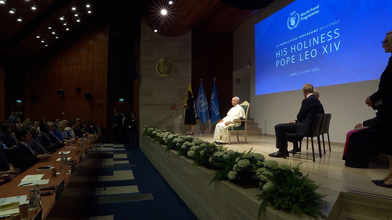 Highlights -  Visit to Headquarters of World Food Programme, June 22, 2026, Pope Leo XIV