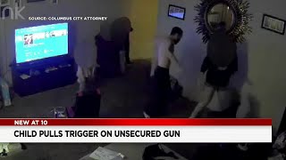 Caught on camera: Child fires gun in room full of kids, Columbus man pleads guilty