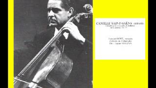 Video thumbnail of "Saint-Saëns-Cello Concerto no  1 in a minor op  33 (Complete)"