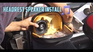 Change MX5 Miata Headrest Speakers 