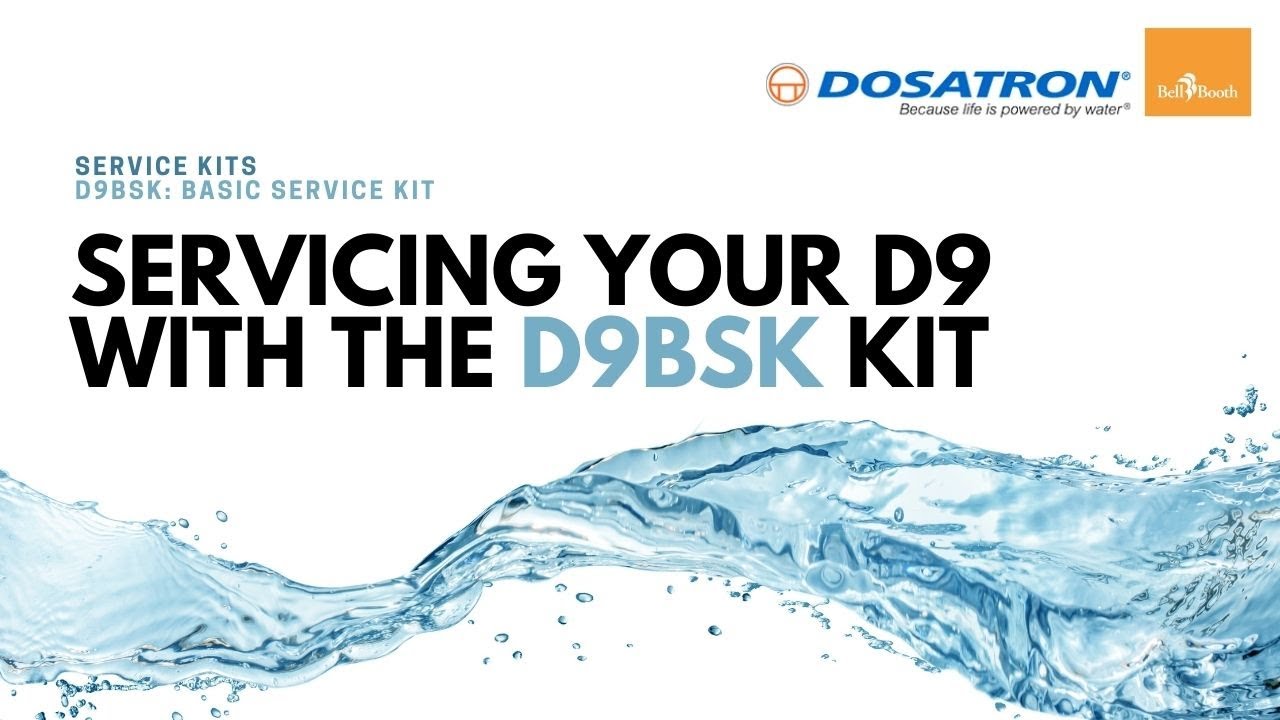Dosatron D9 Service: Fitting the D9BSK (Basic Service Kit)