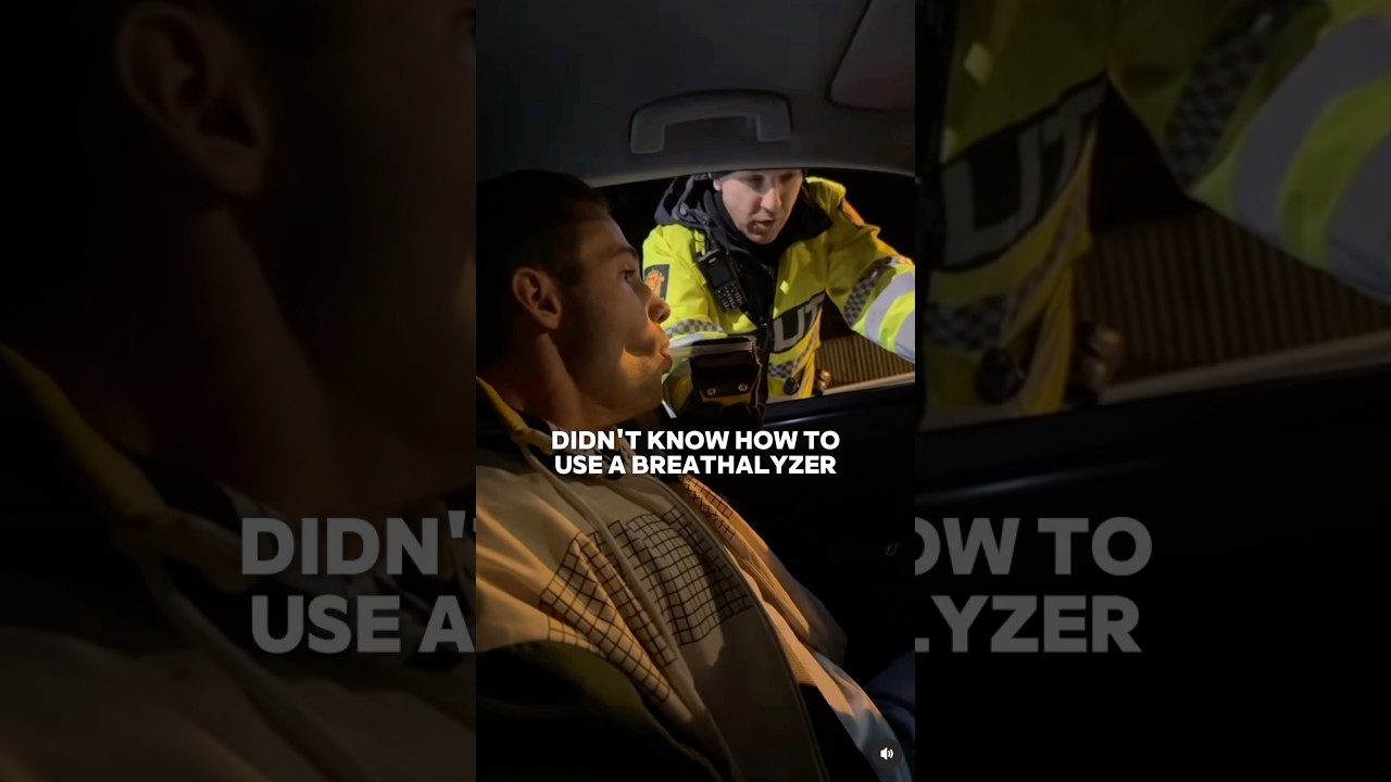 Police Breathalyzer Gone Wrong 👮‍♂️ 