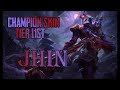 League of Legends: Jhin Skin Tier List