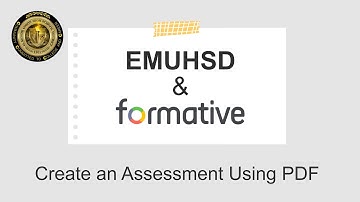 Formative: Create a "Formative" Assessment Using a PDF (Non AI)