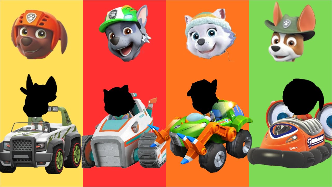 Wrong eyes👀 PAW Patrol Cars New Episod Everest & Tracker &Rocky & Zuma ...