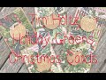 Tim Holtz Holiday Greens Kraft Christmas Cards Set