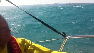 20 knot winds with gusts to 30 knots